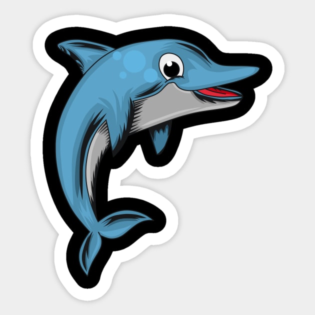 Jump Dolphin Jump Sticker by Alpzzz⛓️